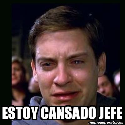 memes estoy cansada|cansado jefe meme.